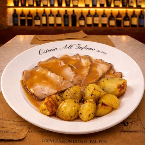 ARISTA DI MAIALE AL FORNO CON PATATE